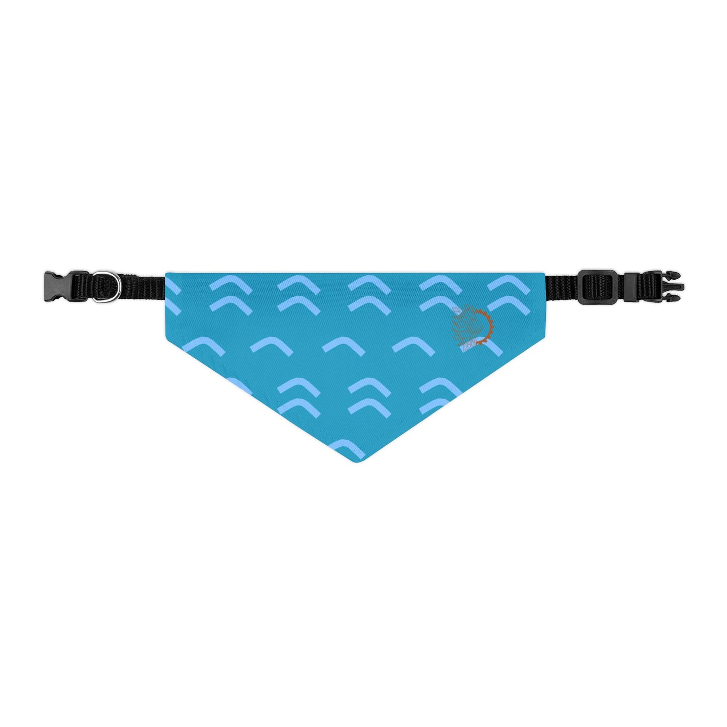 Pet Bandana - Summer Waves with Logo