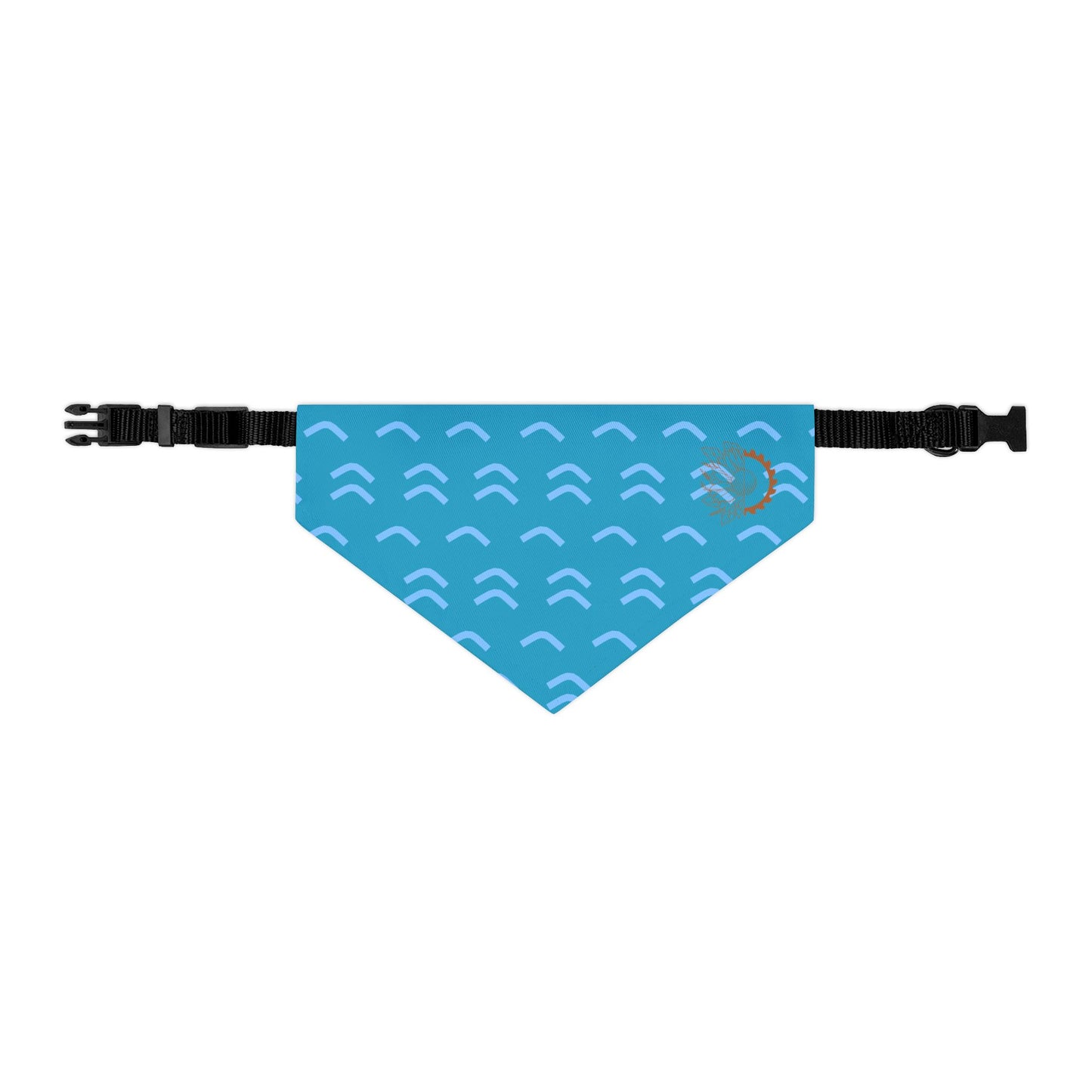 Pet Bandana - Summer Waves with Logo