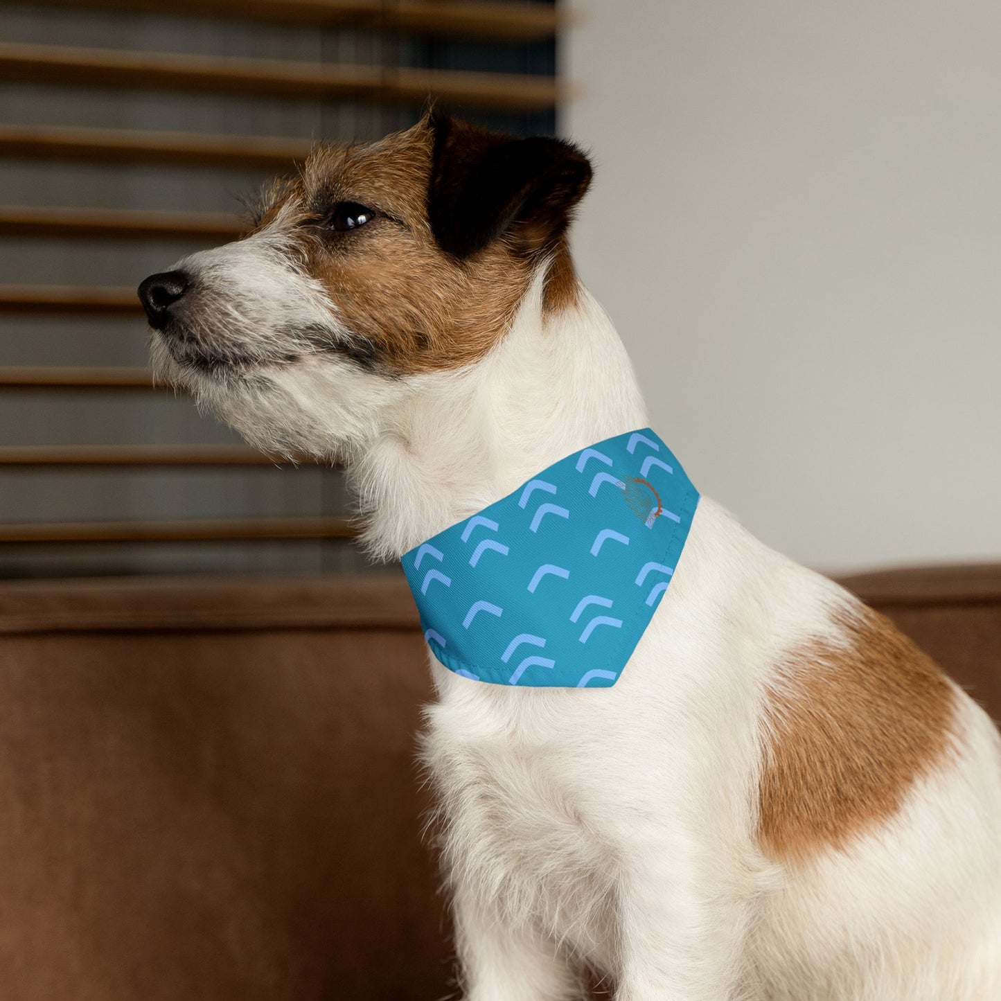 Pet Bandana - Summer Waves with Logo