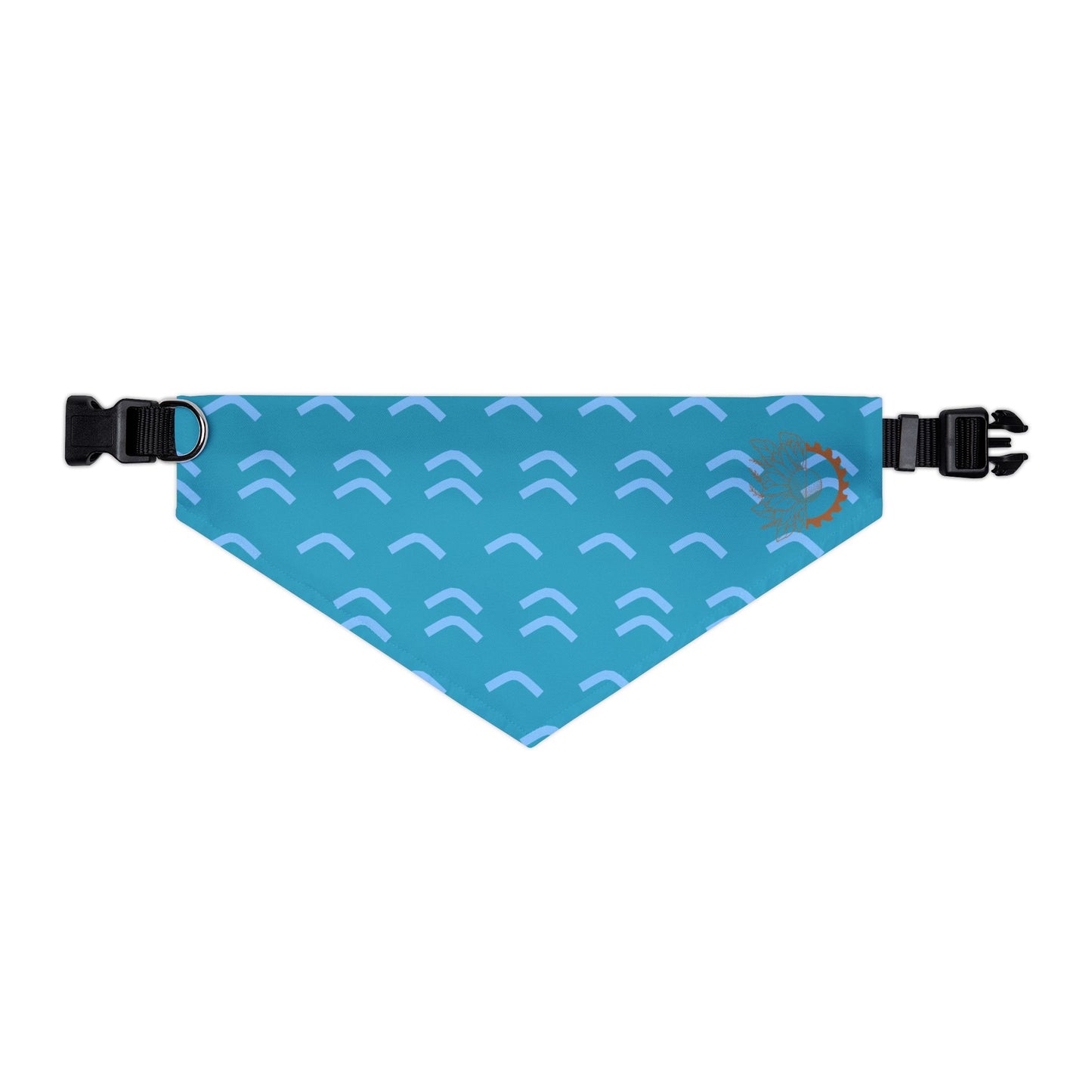 Pet Bandana - Summer Waves with Logo