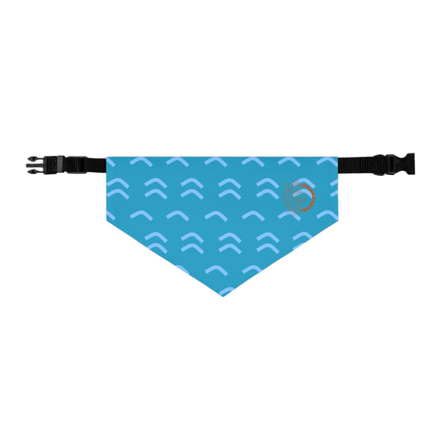 Pet Bandana - Summer Waves with Logo