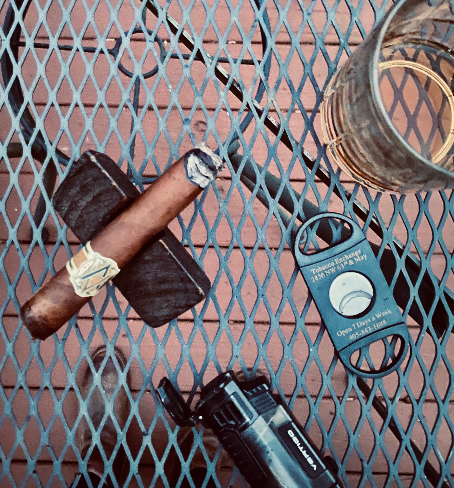 Rustic Wood Cigar Rest