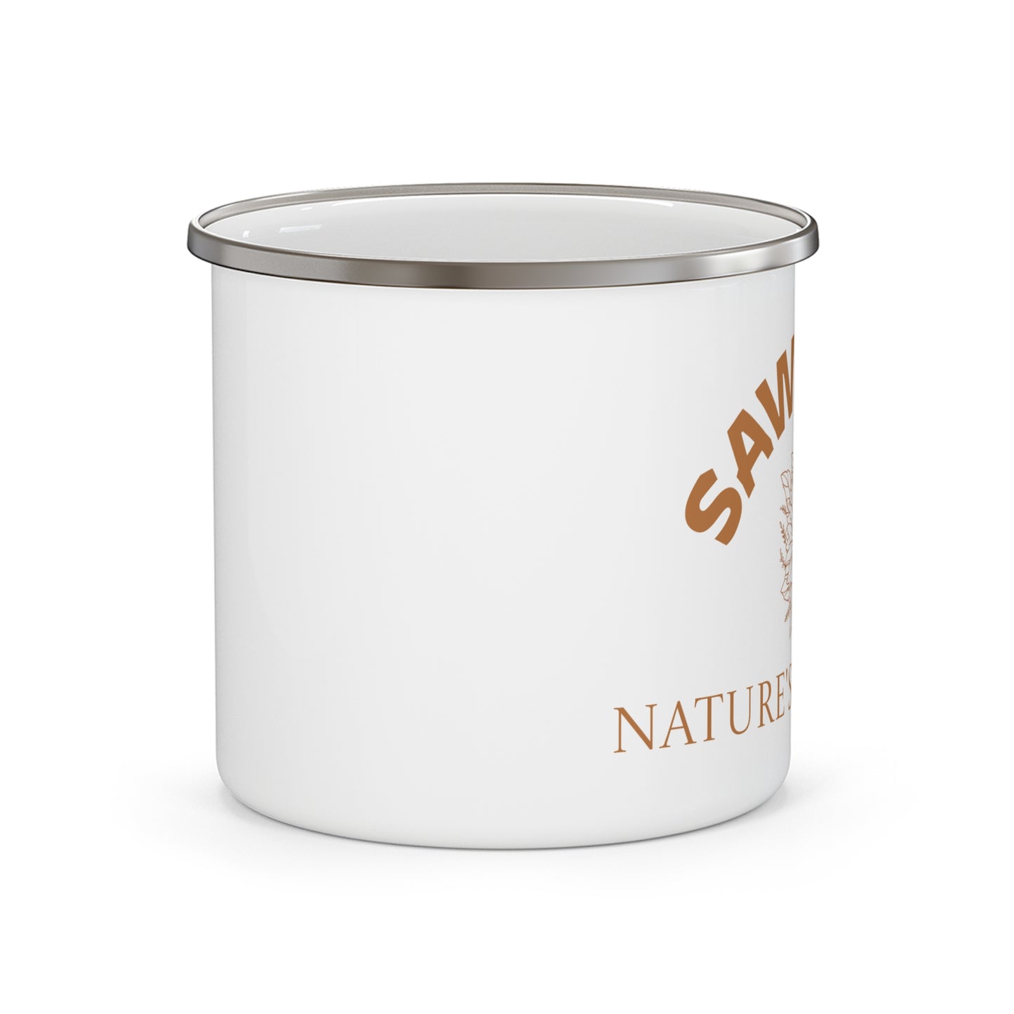 Enamel "Sawdust" Camping mug