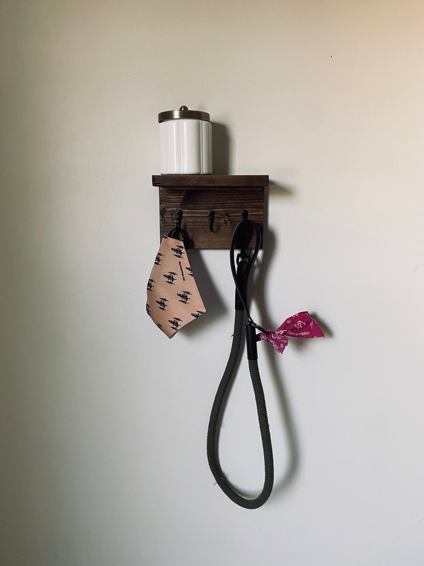 Handmade Wood Entryway Organizer - 8"