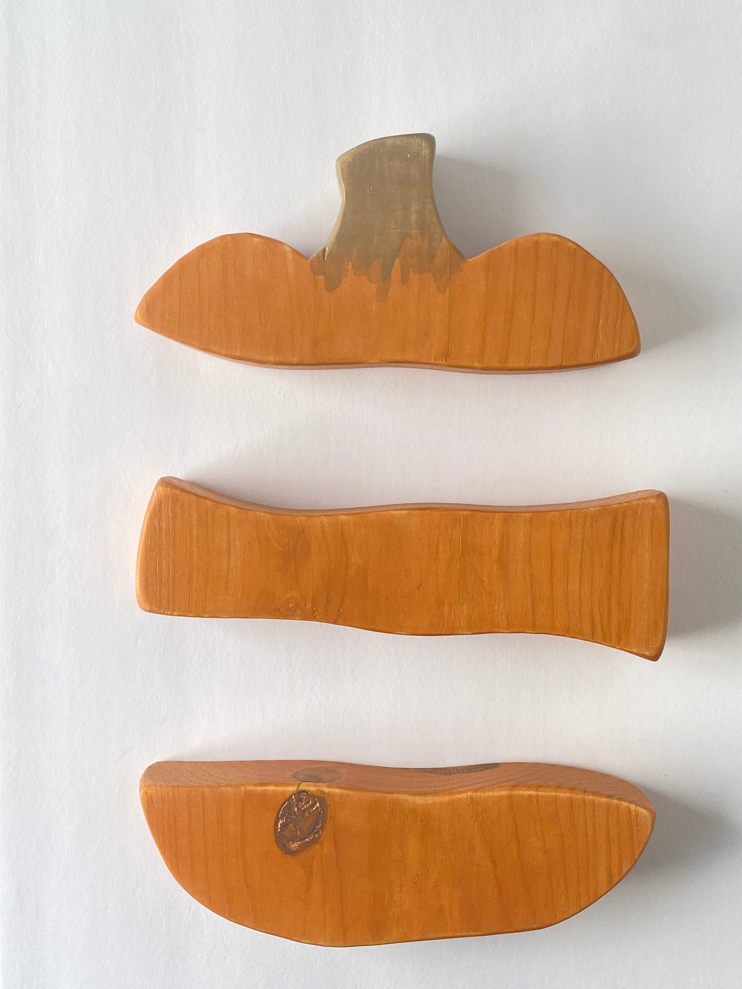 Wooden Pumpkin Puzzle Stacker