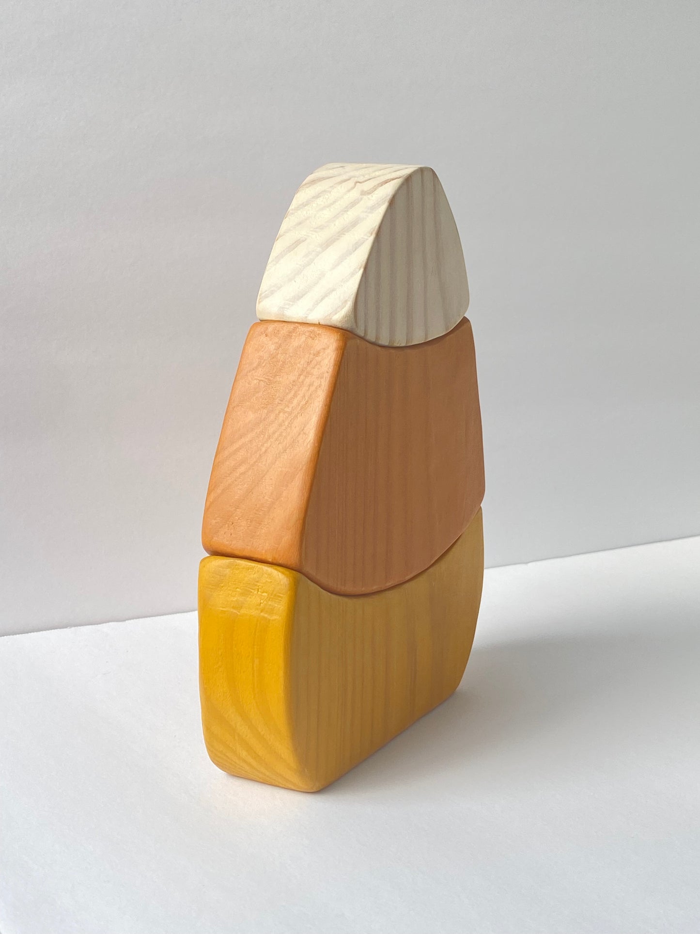 Wooden Candy Corn Puzzle Stacker