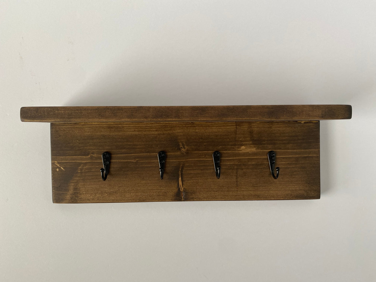 Handmade Wood Entryway Organizer