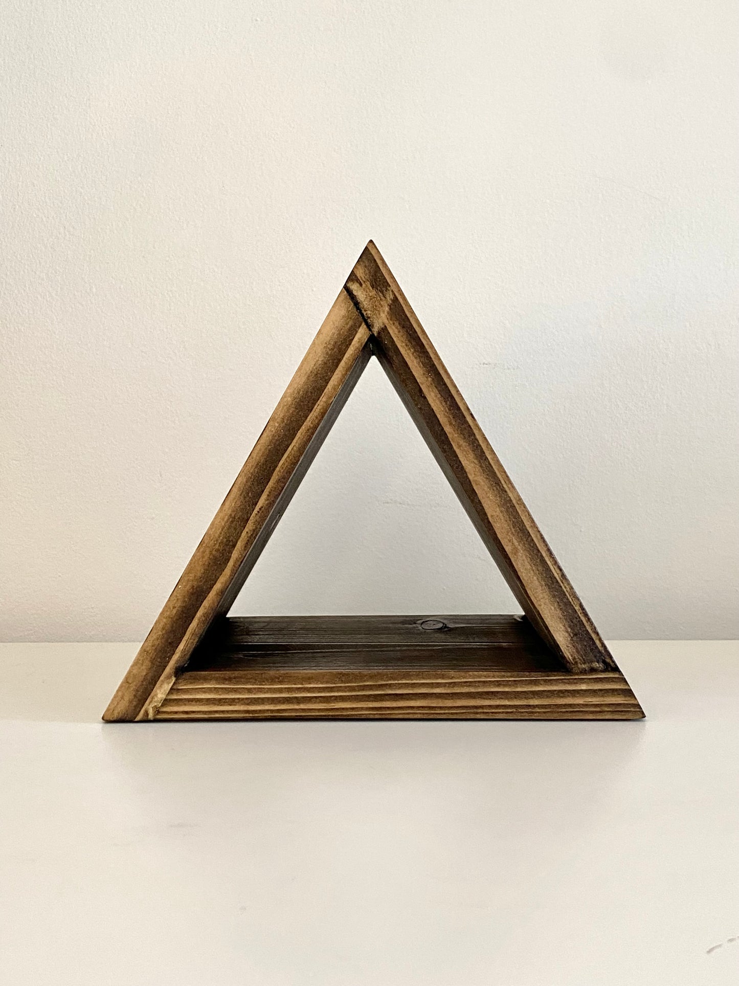 Walnut Triangle Book Stand